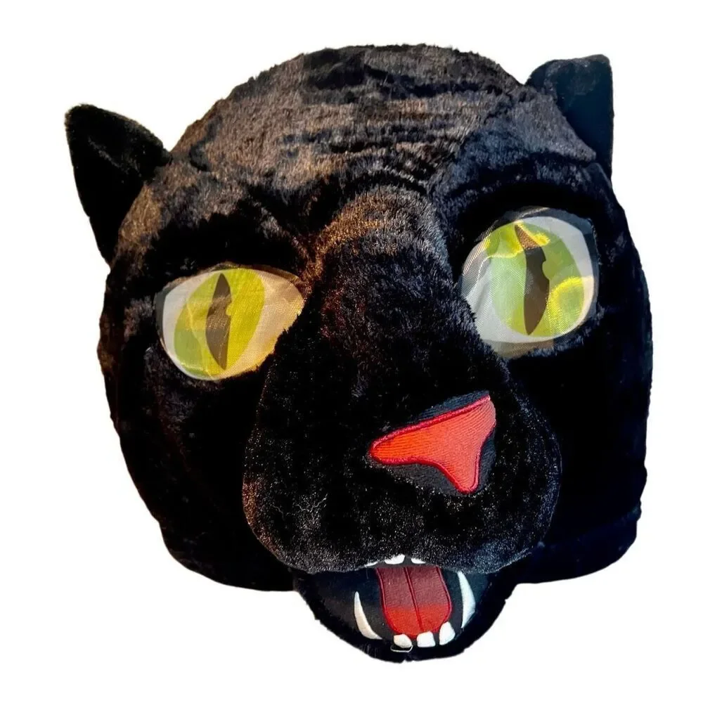 BIG GREETER HEADS BLACK CAT PANTHER HEAD DAN DEE Halloween COSTUME MASCOT